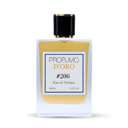 Profumo Doro 206 – eleganter Flakon mit moschus-holzigem Eau de Parfum aus Amber und Sandelholz für Herren